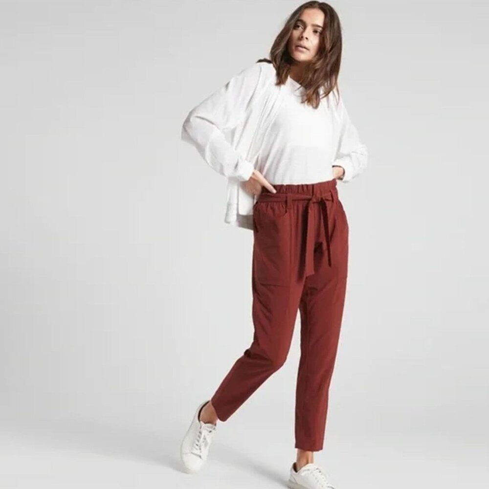 ATHLETA Skyline Pants in Cognac‎ Brown Size 0